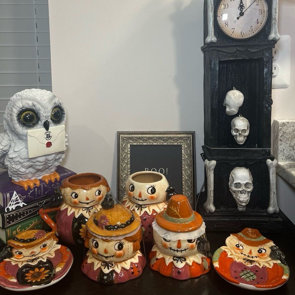 Johanna Parker Halloween Thanksgiving Fall Scarecrow Bundle (6)